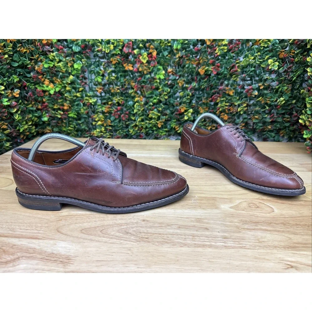 Allen Edmonds Clark Street 1906 Split Toe Brown CXL Men's Dainite Soles‎ Men's 8